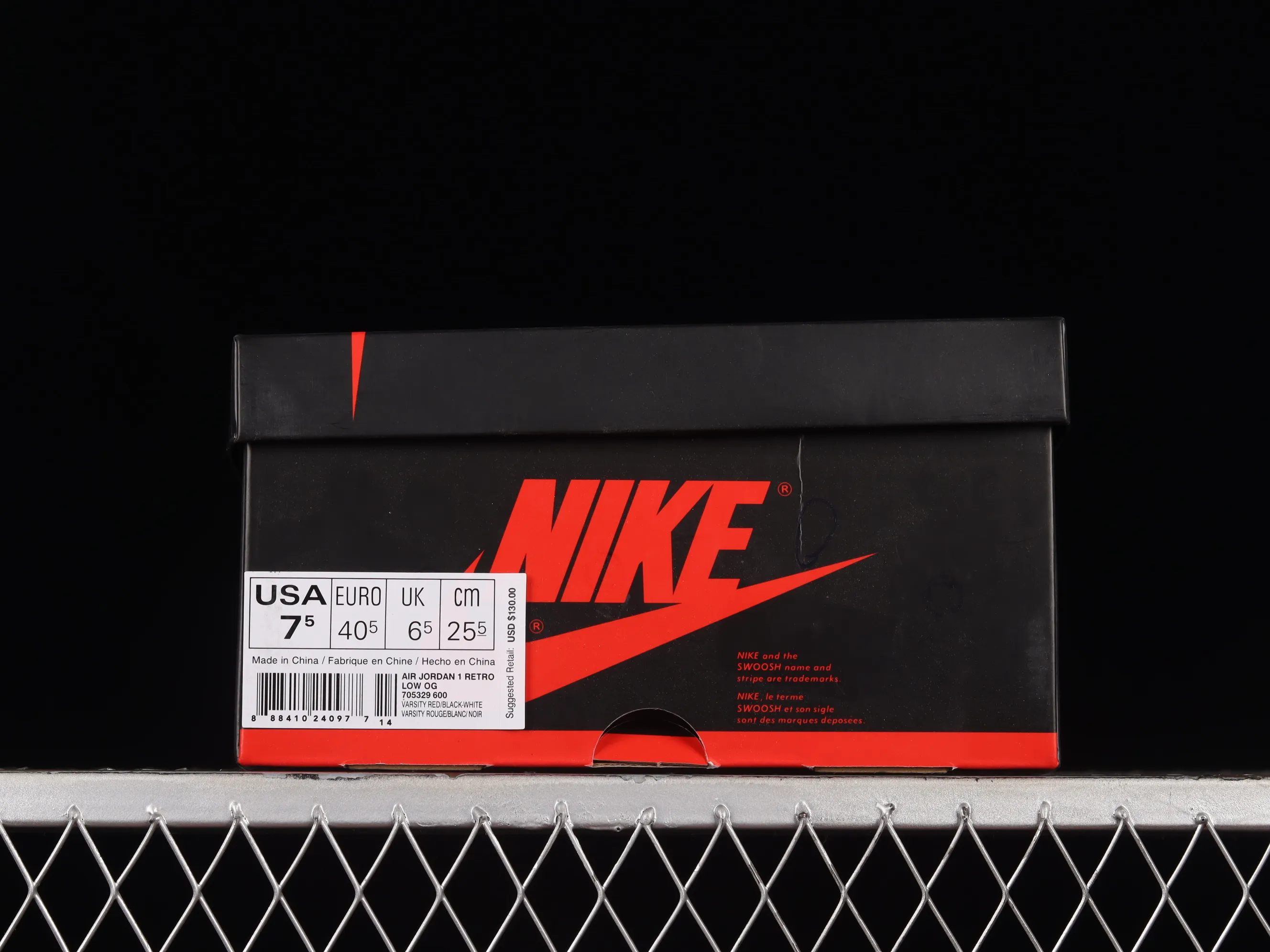 All categories Air Jordan Jordan series basketball shoes Air Jordan 1 Low pure original version Air Jordan 1 Low OG "Chicago" AJ1 Joe 1 Chicago full head layer low-top basketball shoes 705329-600